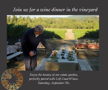 Left Coast Estate Harvest Dinner